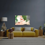 Chinese Style Lotus Glass Wall Art - CreoGlass E-Shop