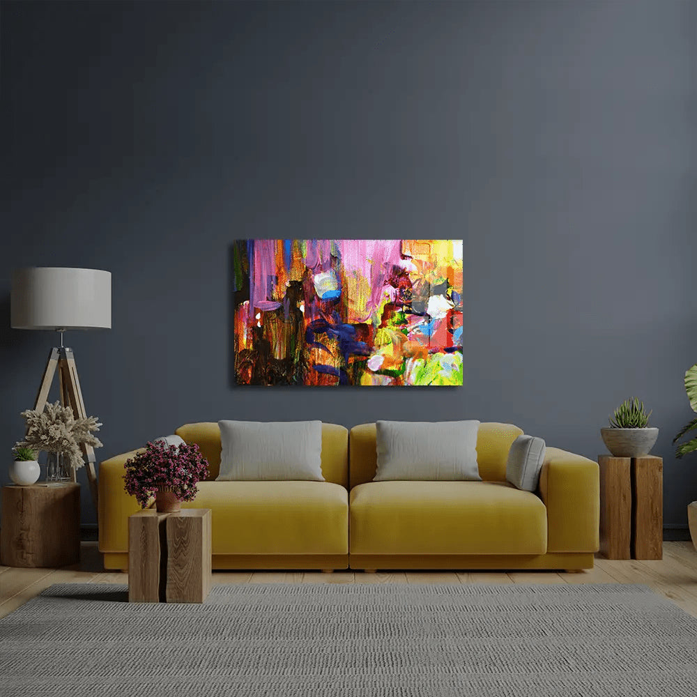Colorful Sweet Colors Glass Wall Art - CreoGlass E-Shop