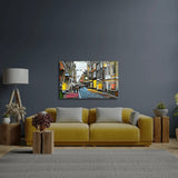 European Urban Landscape Glass Wall Art - CreoGlass E-Shop