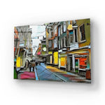 European Urban Landscape Glass Wall Art - CreoGlass E-Shop