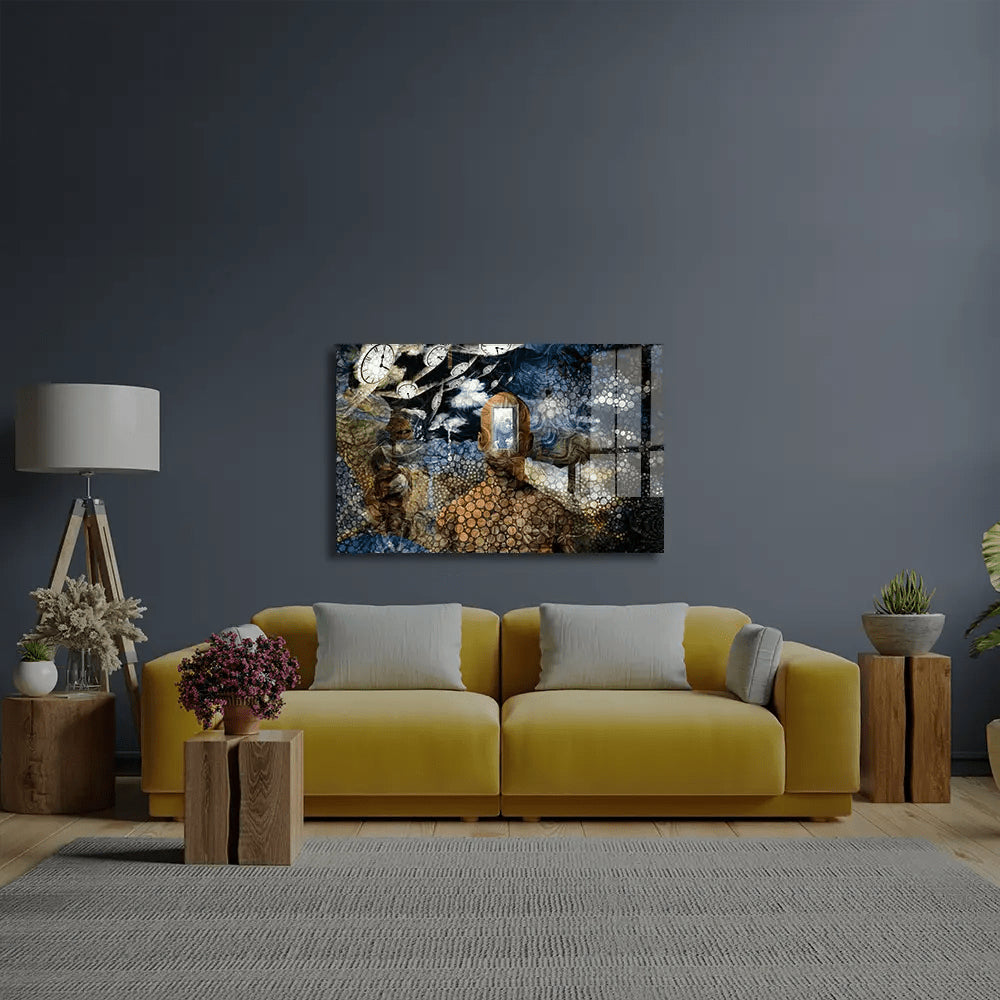 Opened Door To Another World Glass Wall Art - CreoGlass E-Shop