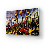 Opium Poppy Glass Wall Art - CreoGlass E-Shop