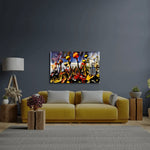 Opium Poppy Glass Wall Art - CreoGlass E-Shop