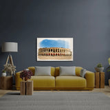 Piazza Bra Square Roman Amphitheatre Arena Sunny Day Glass Wall Art - CreoGlass E-Shop
