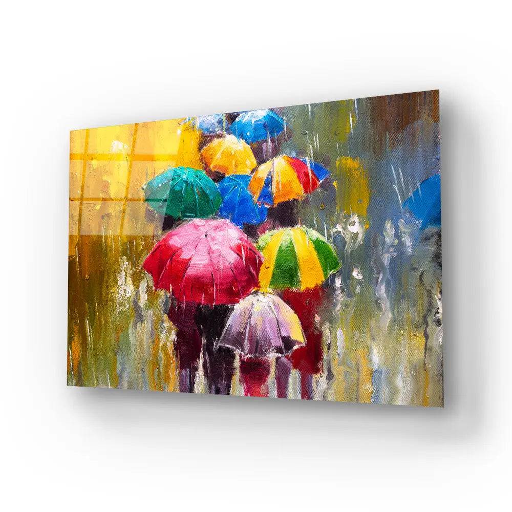 Rainy Day Glass Wall Art - CreoGlass E-Shop