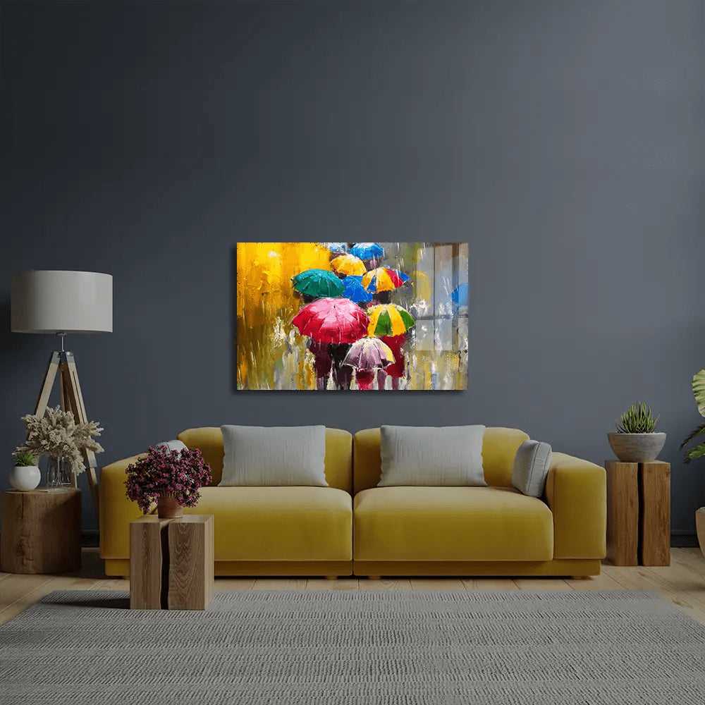 Rainy Day Glass Wall Art - CreoGlass E-Shop