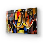 Still Life Food Glasses Wine Glass Wall Art - CreoGlass E-Shop