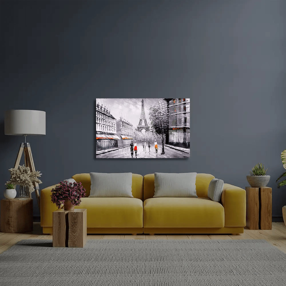 Street View Paris Glass Wall Art - CreoGlass E-Shop