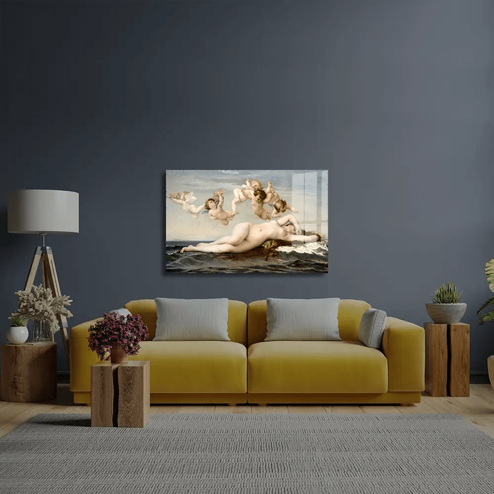 The Birth Venus Glass Wall Art - CreoGlass E-Shop