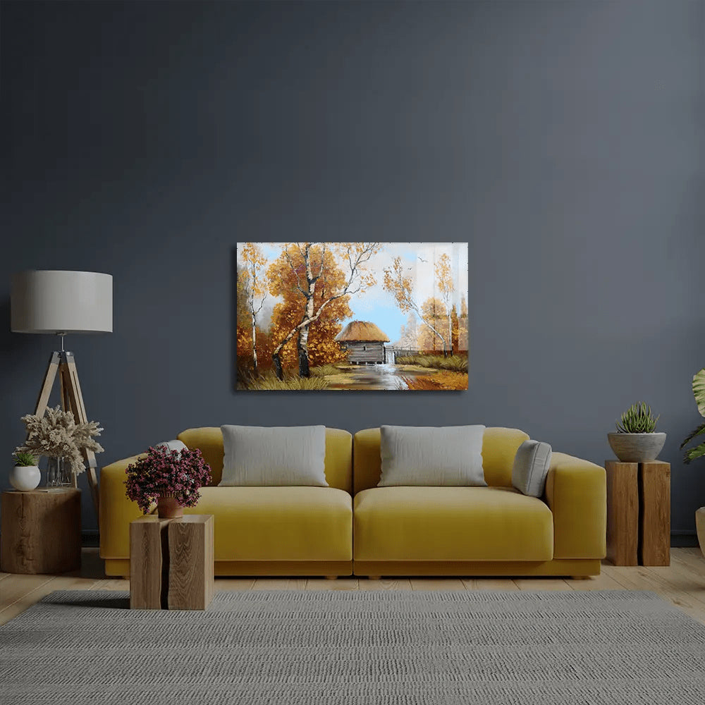 Ukraine Art Landscape Glass Wall Art - CreoGlass E-Shop