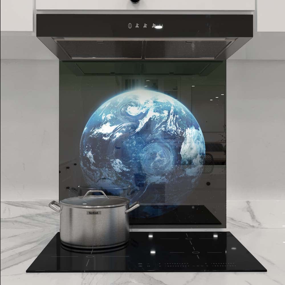 Earth Glass Kitchen Splashback