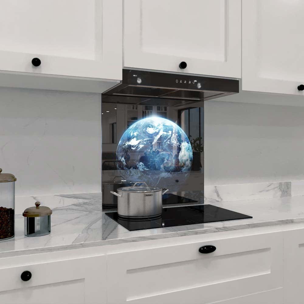 Earth Glass Kitchen Splashback