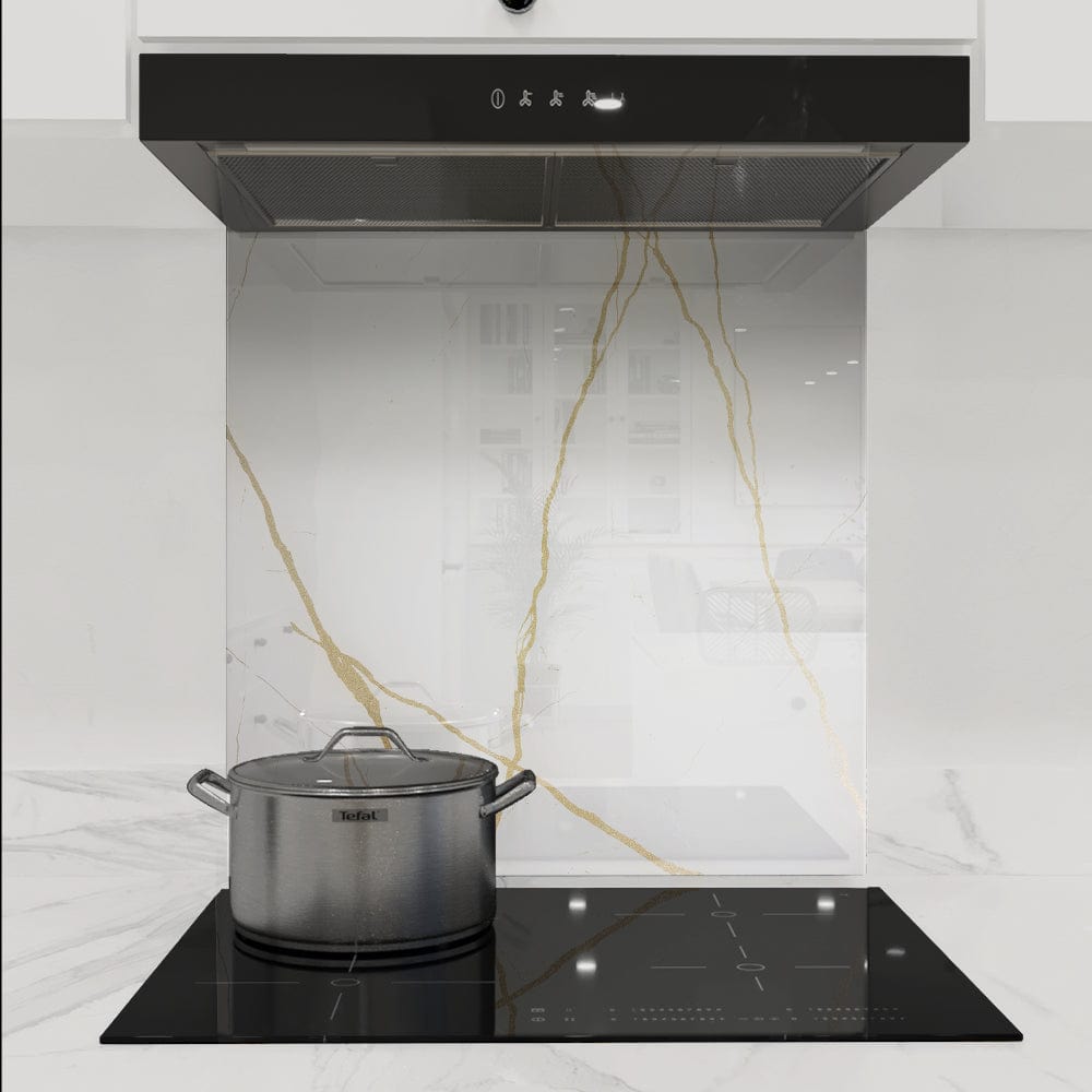 Golden - White Calacatta Splashback