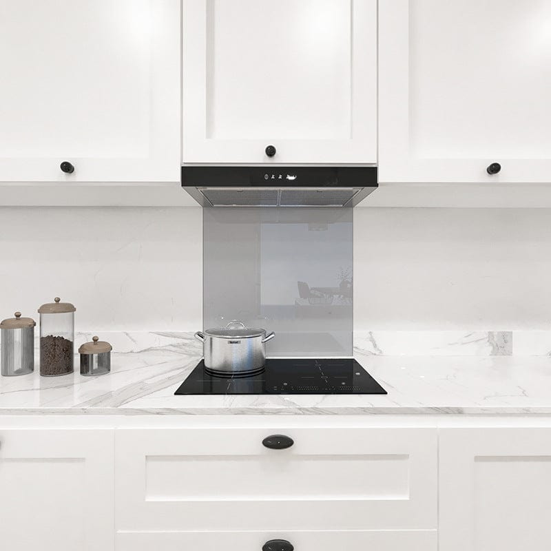 Grey Colour Glass Splashback