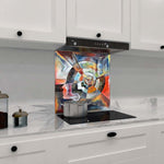Mind Expansion Glass Kitchen Splashback