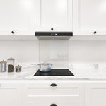Off-White Colour Glass Splashback