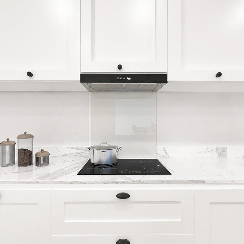 Off-White Colour Glass Splashback