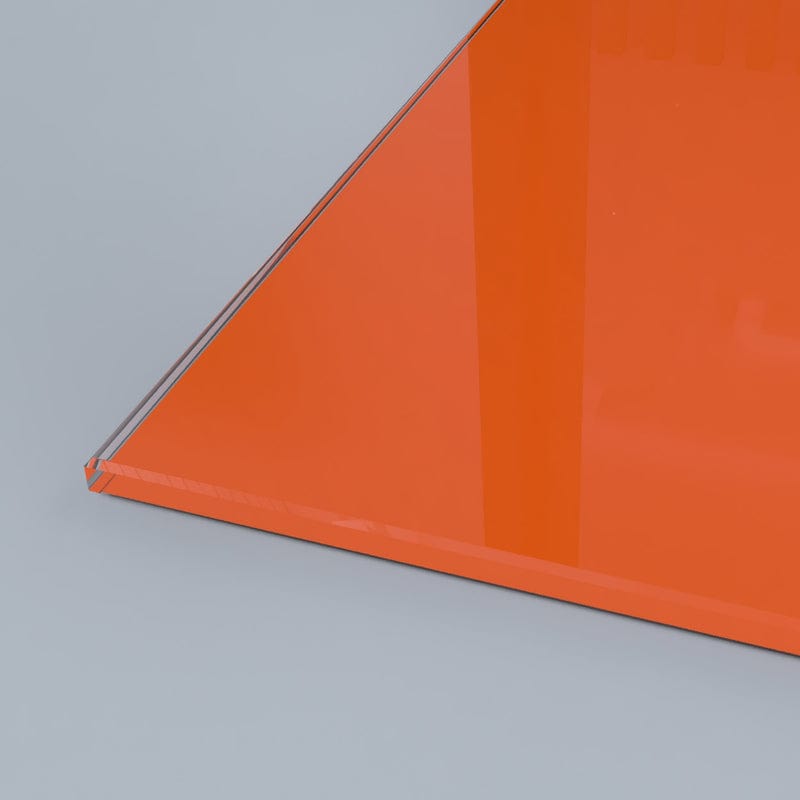 Pure Orange Classic Plain Colour Sample