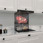 Poppy Glass Kitchen Splashback