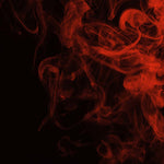 Red Smoke Glass Kitchen Splashback