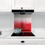 Red to White- Gradient - Splashback