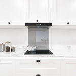 Signal Grey Colour Glass Splashback