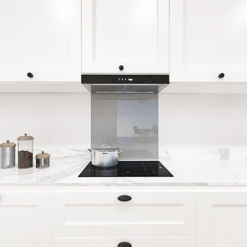 Signal Grey Colour Glass Splashback