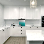 Teal to White- Gradient - Splashback