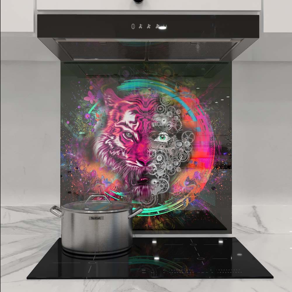 Tigerman Glass Kitchen Splashback