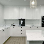 White Horse Glass Kitchen Splashback